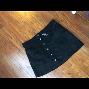 Express Suede Mini Skirt NWT Size 14 Pockets